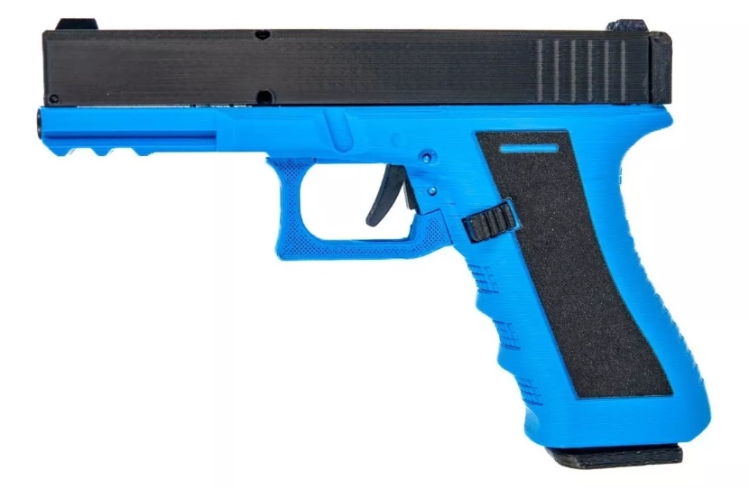 Simulacro de Treinamento com Pistola Blue Gun Glock G17 em Nível Profissional