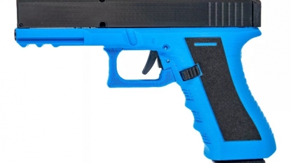 Simulacro de Treinamento com Pistola Blue Gun Glock G17 em Nível Profissional
